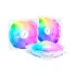 1STPLAYER M1-D ARGB 3 in 1 Combo Casing Fan White with Controller and Hub